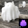 Ghost Kitty Glow in the dark Cat 3d Print