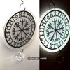 Viking Compass Glow Sun-Catcher with Crystal
