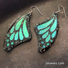 Mood Color Changing Black Butterfly Earrings