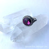 Amethyst Crystal Genuine Swarovski Purple Ring
