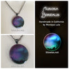 Aurora Borealis Glow Art Necklace