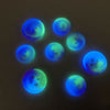 5 Aurora Borealis Glow in the dark  Buttons