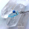 Blue Crystal Glow Orb Necklace