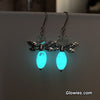 Firefly Glow in the Dark Crystal Earrings