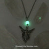 Fairy Wisp Glow Glass Galaxy Necklace