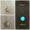 Moon Face Star Glow Necklace