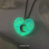 Moon Within Your Heart Galaxy Glow Necklace
