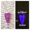 Frozen Heart with Key Glowing Necklace