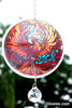 Phoenix Firebird Glow Sun Catcher with Crystal