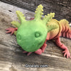 Glow in the dark Articulated Axolotl