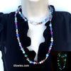 Starlit Dreams Long Beaded Glow Necklace