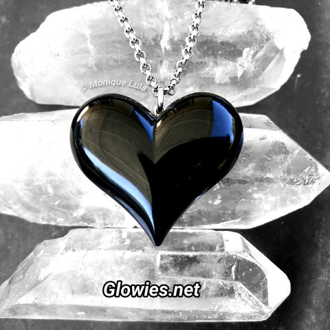 Black Heart Necklace