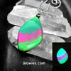 Aurora Borealis Druzy Glow Stone Pendant Necklace