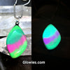 Aurora Borealis Druzy Glow Stone Pendant Necklace