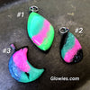 Aurora Borealis Druzy Glow Stone Pendant Necklace