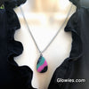 Aurora Borealis Druzy Glow Stone Pendant Necklace