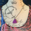 Ultra Violet Purple Opal Druzy Glow Stone Necklaces