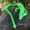 Crystal Dragon Articulated Glow in the dark 3D Print