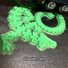 Crystal Dragon Articulated Glow in the dark 3D Print