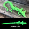 Crystal Dragon Articulated Glow in the dark 3D Print