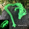 Crystal Dragon Articulated Glow in the dark 3D Print