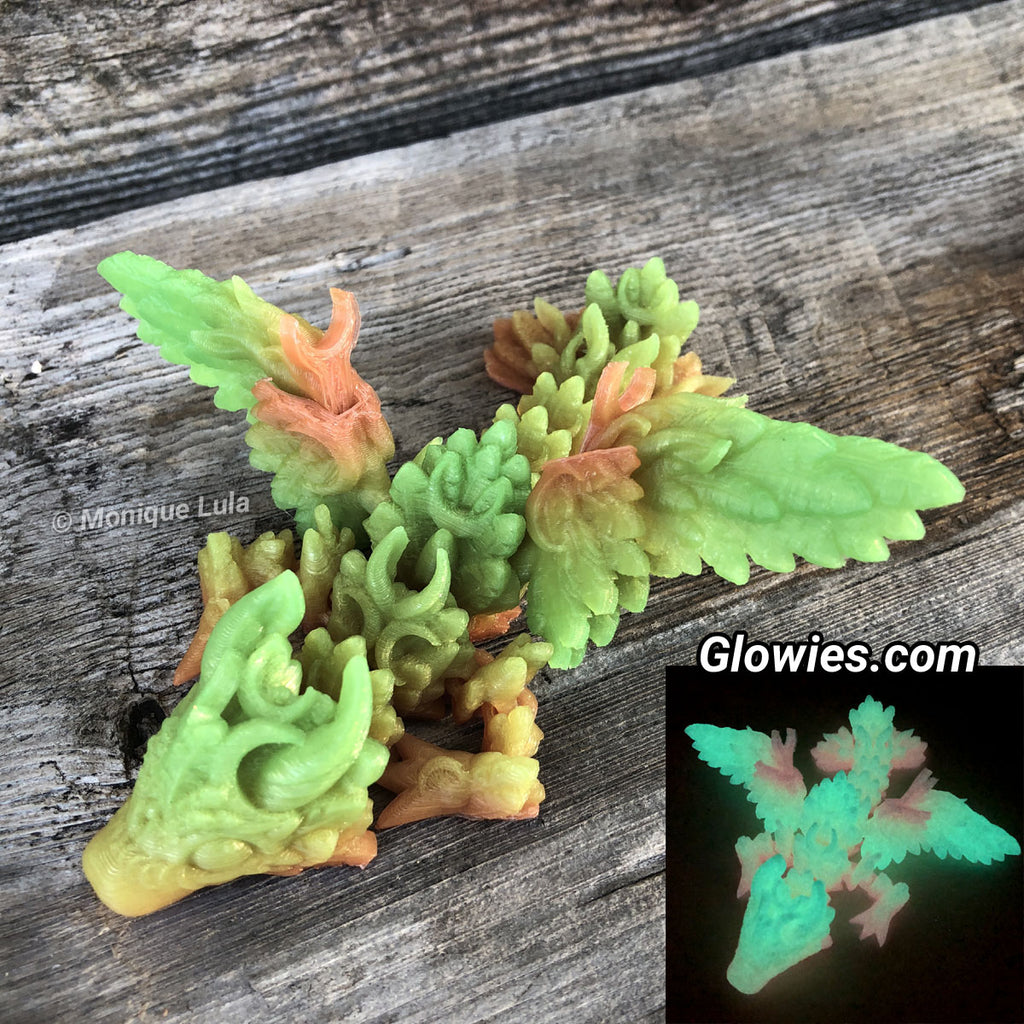 Lunar Wing Dragon Baby Glow in the dark 3D Print