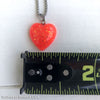Red Opal Glow in the dark Heart