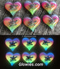 Rainbow Glow Turtle Lula Heart Necklace