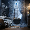 Snowflake Glow in the dark Sun Catcher with Crystal