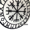 Viking Compass Glow Sun-Catcher with Crystal