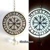 Viking Compass Glow Sun-Catcher with Crystal