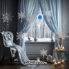 Snowflake Glow in the dark Sun Catcher with Crystal
