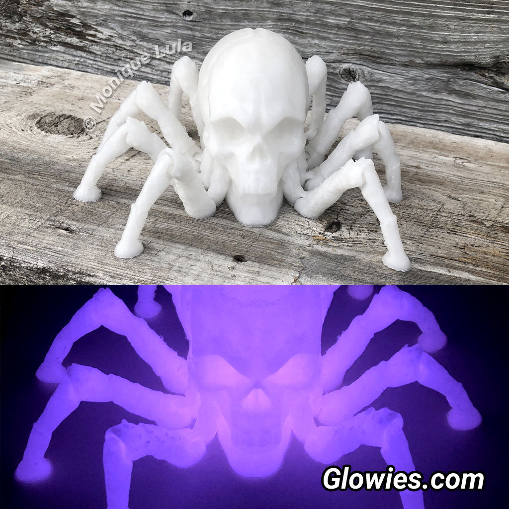 Skull Spider Glow in the dark articulated 3D print