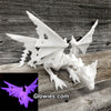 Skeletal Wraith Dragon Glow in the dark Articulated 3D Print