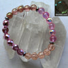 Pink Metallic Galaxy Glow Glass Bracelets