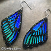 Mood Color Changing Black Butterfly Earrings Style #3