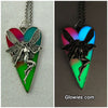 Glow Fairy Pointed Heart Necklace