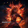 Fire Fairy Glow Lantern Necklace