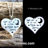 Love You To The Moon and Back Lula Heart Necklace
