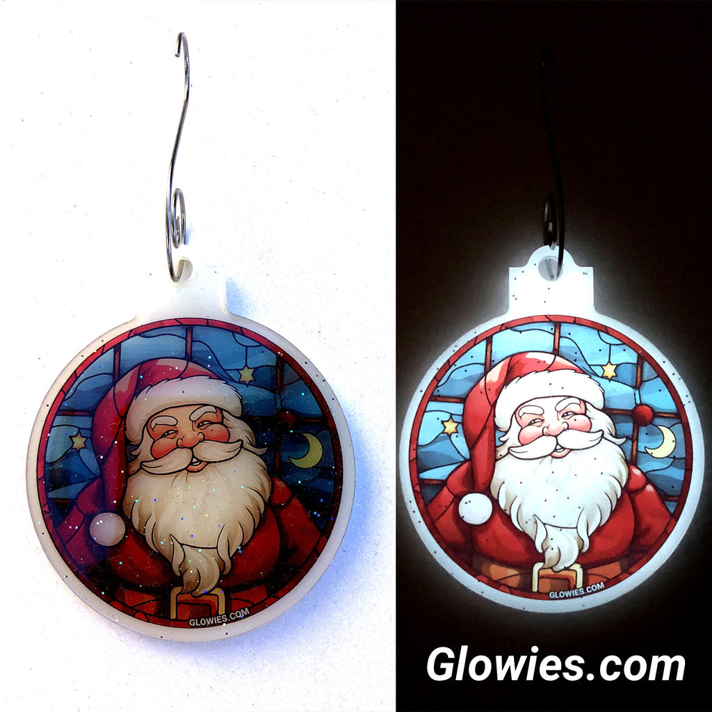 Santa Glow in the dark Ornament