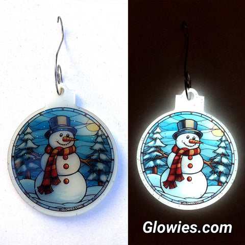 Snowman Glow in the dark Ornament