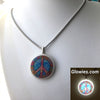 Peace Symbol Glow in the dark Necklace