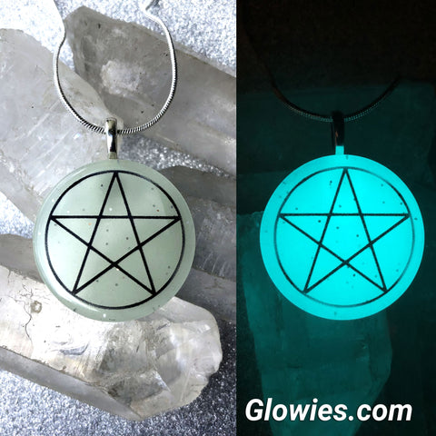 Glow Pentacle Star Necklace