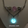 Full Moon Fairy Rose Necklace