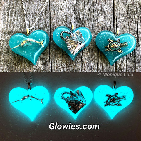 Sea Life Glow in the dark necklace