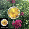 Lemon Slice Glow Sun Catcher with Crystal