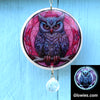 Owl Glow Suncatcher with Crystal