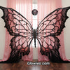 Pastel Goth Butterfly Glow Sun Catcher with Crystal