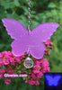 Purple Opal Butterfly Glow Suncatcher with Crystal