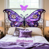 Purple Opal Butterfly Glow Suncatcher with Crystal